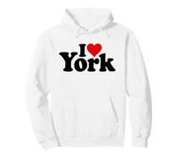 I LOVE HEART YORK NORTH YORKSHIRE ENGLAND Pullover Hoodie