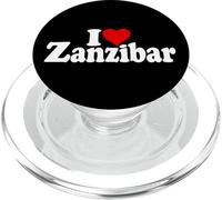 I LOVE HEART ZANZIBAR AFRICA PopSockets PopGrip for MagSafe