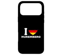 I Love Hearts Nuremberg German City Germany Flag Case for iPhone 17 Pro Max