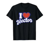 I Love Hector Value Graphic T-Shirt, Men, Black, XL