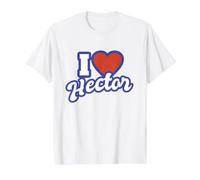 I Love Hector Value Graphic T-Shirt, Men, White, S