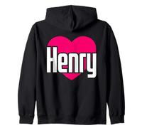 I Love Henry Cute First Name I Heart Henry Zip Hoodie