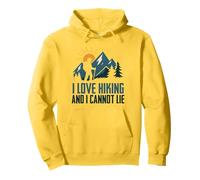 I Love Hiking and I Cannot Lie Funny Camping Mountain Hiking Pullover Hoodie