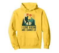 I Love Hiking and I Cannot Lie Funny Camping Mountain Hiking Pullover Hoodie