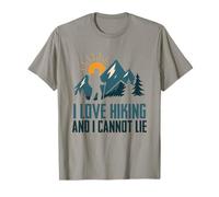 I Love Hiking and I Cannot Lie Funny Camping Mountain Hiking T-Shirt