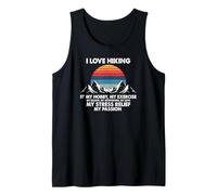 I Love Hiking Nature Therapy Passion Outdoor Tank Top