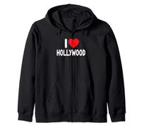 I Love Hollywood Zip Hoodie