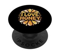 I Love Honey Drops Sweet Honeycomb Passion PopSockets Adhesive PopGrip