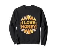 I Love Honey Drops Sweet Honeycomb Passion Sweatshirt