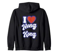 I Love Hong Kong Zip Hoodie