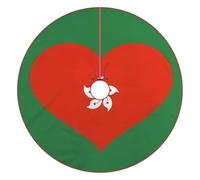 I Love HongKong Christmas Tree Skirt Xmas Trees Carpet Mat Holiday Party Supplies for Halloween Decorations 36"x36"