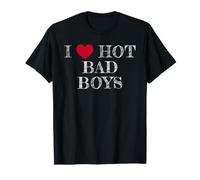I Love Hot Bad Boys, I Heart Hot Bad Boys T-Shirt