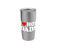 I Love Hot Dads Stainless Steel Insulated Tumbler