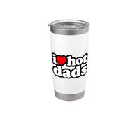 I Love Hot Dads Stainless Steel Insulated Tumbler