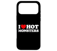 I Love Hot Monsters Funny Beast Creature Spooky Weird Horror Case for iPhone 17 Pro Max