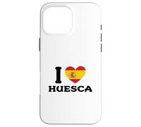 I Love Huesca Spain Heart Spanish Flag Case for iPhone 16 Pro Max
