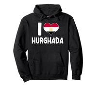 I Love Hurghada Vacation Design Red Sea Diving Snorkeling Pullover Hoodie
