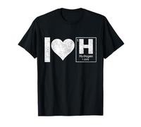 I love hydrogen Symbol H Clean Energy Hybrid Car Fuel Cell T-Shirt