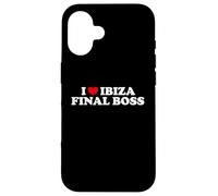 I Love Ibiza Final Boss Funny Viral Meme Humor Sarcasm Heart Case for iPhone 16