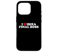I Love Ibiza Final Boss Funny Viral Meme Humor Sarcasm Heart Case for iPhone 16 Pro