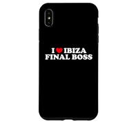 I Love Ibiza Final Boss Funny Viral Meme Humor Sarcasm Heart Case for iPhone XS Max