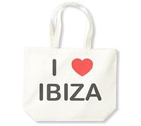 I Love Ibiza - Natural Cotton Shopping Bag