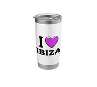 I Love Ibiza Spain Stainless Steel Insulated Tumbler