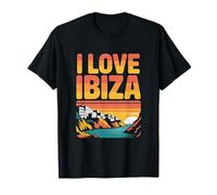 I Love Ibiza Sunset Coastal Escape T-Shirt