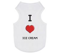 'I Love Ice Cream' Pet Dog/Cat T-Shirt (PT00093005)