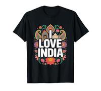 I Love India Colorful Heritage Pride T-Shirt