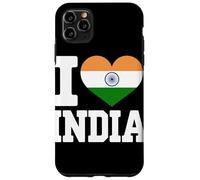 I Love India Heart Flag Case for iPhone 11 Pro Max