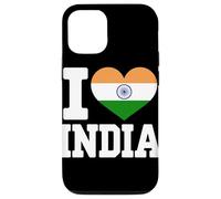 I Love India Heart Flag Case for iPhone 12/12 Pro