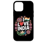 I Love India Heart Flag Peacock Taj Mahal Case for iPhone 12 mini