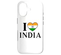 I Love India Heart Indian Flag Case for iPhone 17