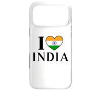 I Love India Heart Indian Flag Case for iPhone 17 Pro Max