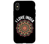 I Love India Mandala Pride Celebration Case for iPhone X/XS