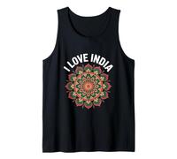 I Love India Mandala Pride Celebration Tank Top