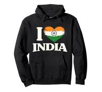 I Love India Pullover Hoodie