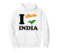 I Love India Pullover Hoodie