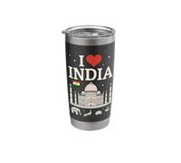 I Love India Stainless Steel Insulated Tumbler