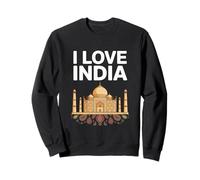 I Love India Taj Mahal Design Sweatshirt