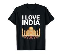 I Love India Taj Mahal Design T-Shirt
