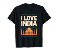 I Love India Taj Mahal Enthusiast Design Value Graphic T-Shirt