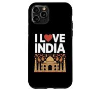 I Love India Taj Mahal Paisley Heritage Pride Case for iPhone 11 Pro