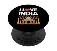 I Love India Taj Mahal Paisley Heritage Pride PopSockets Adhesive PopGrip