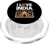I Love India Taj Mahal Paisley Heritage Pride PopSockets PopGrip for MagSafe
