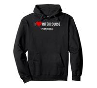 I Love Intercourse Pennsylvania Keystone State PA 412 Tee Pullover Hoodie