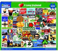 I Love Michigan 1000pc Jigsaw Puzzle 760mm x 610mm by White Mountain CLEARANCE