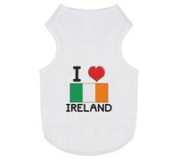 'I Love Ireland' Pet Dog/Cat T-Shirt (PT00093211)