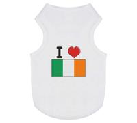 'I Love Ireland' Pet Dog/Cat T-Shirt (PT00093212)